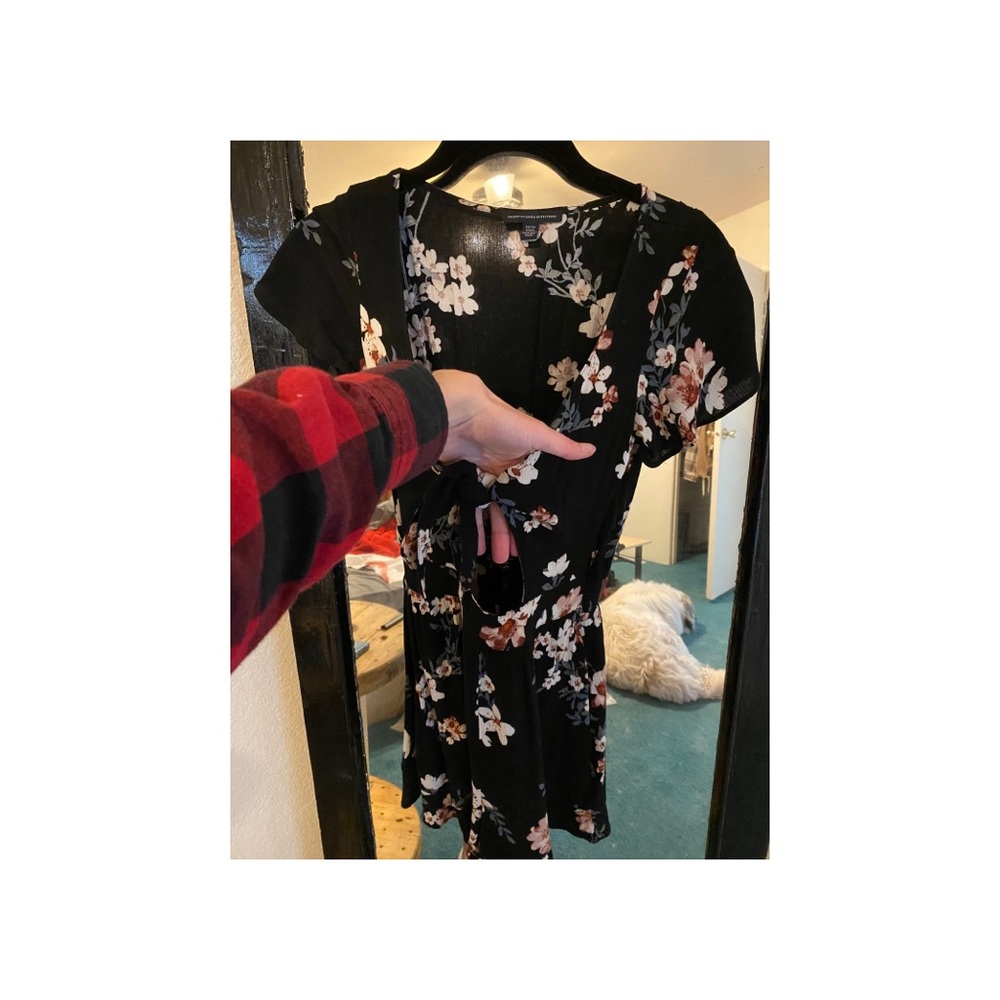 American Eagle floral romper